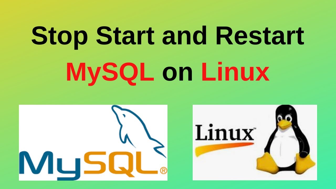 How to Start or Stop MySQL Server on Ubuntu